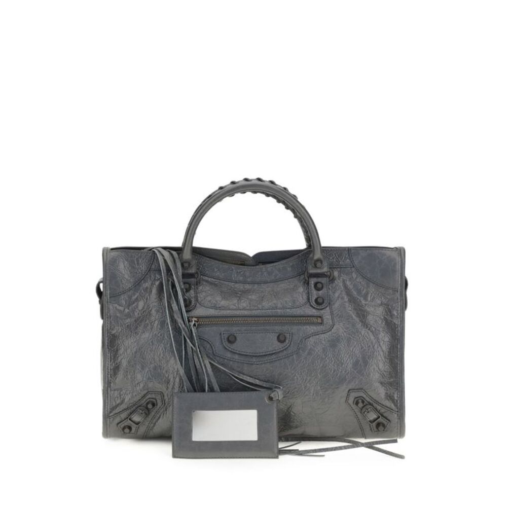 Balenciaga Women Le City Medium Leather Handbag